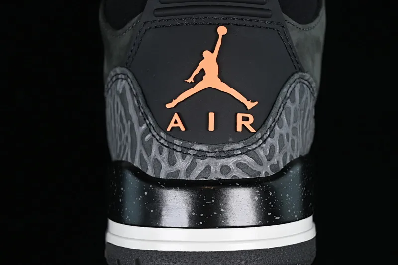 All categories Air Jordan Jordan series basketball shoes Air Jordan 3 foreign trade version Air Jordan 3 Retro "Fear" AJ3 Joe 3 fear dark gray CT8532-080